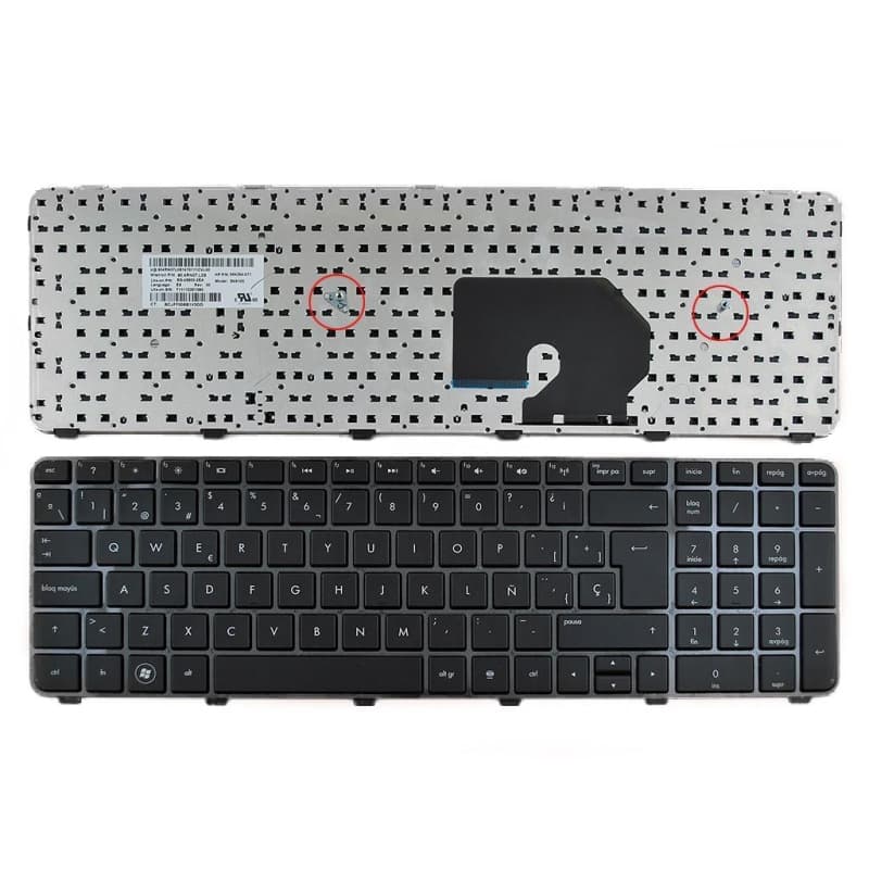 Teclado para Portátil HP DV7-6000 | Moldura Glossy Negro — image 1