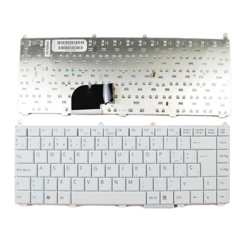 Teclado para Sony VAIO VGN-FE Branco - Original — image 1
