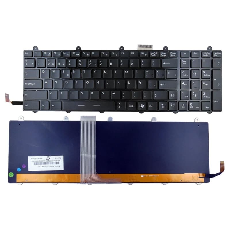 Teclado para Portátil MSI Steelseries GT60 GT70 GX60 GX70 Retroiluminado — image 1