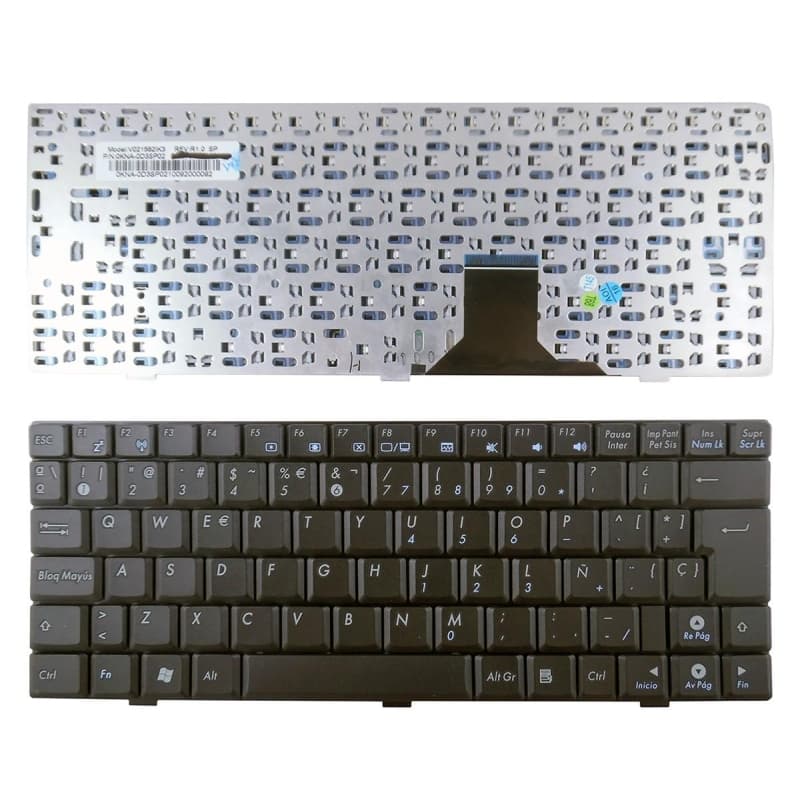 Teclado para Portátil Asus Eee PC 1000 1000H 1000HA 1002HA — image 1