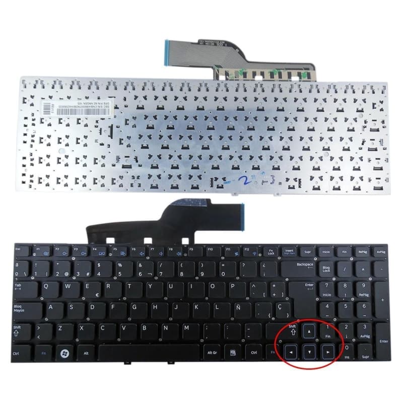 Teclado Samsung 300 Series 15.6" 300E5A 300V5A Preto — image 1