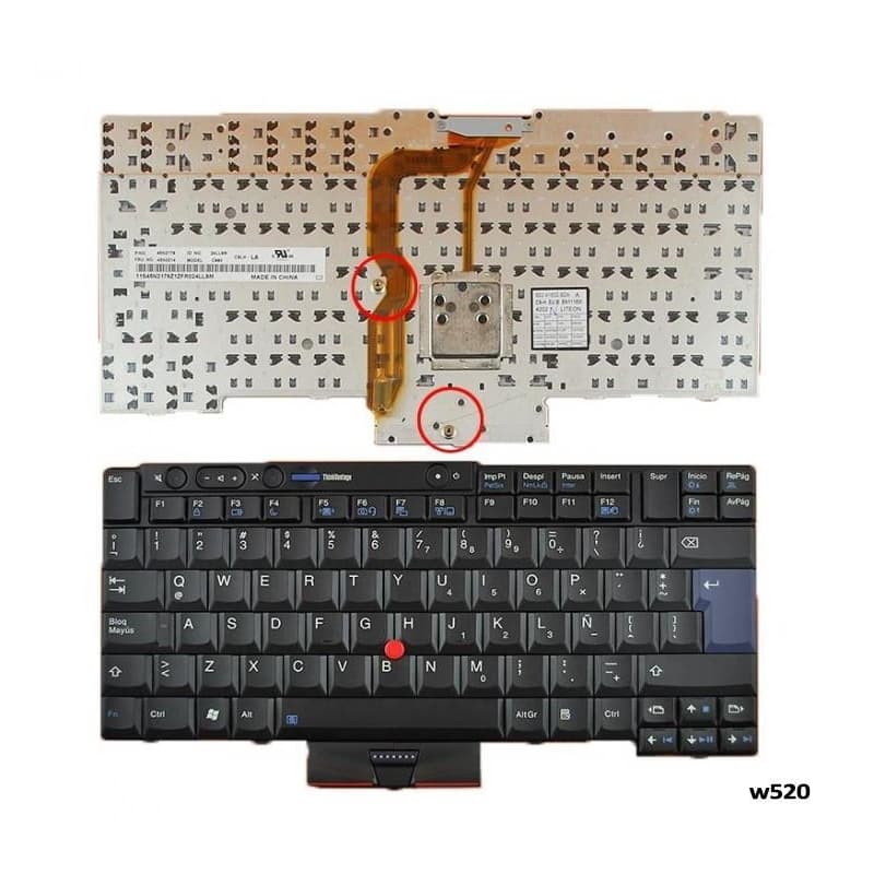 Teclado para Portátil Lenovo ThinkPad W520 - Novo e Selado