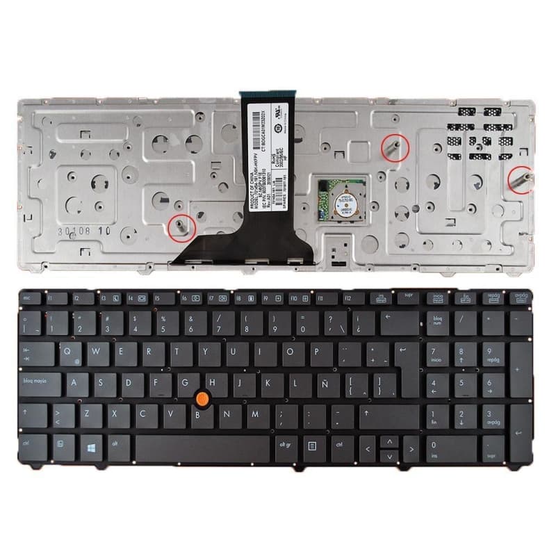Teclado para Portátil HP EliteBook 8760W 8760P 8770P 8770W — image 1