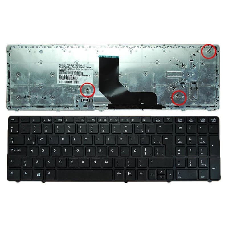 Teclado para Portátil HP ProBook 6560B EliteBook 8570P - Novo — image 1