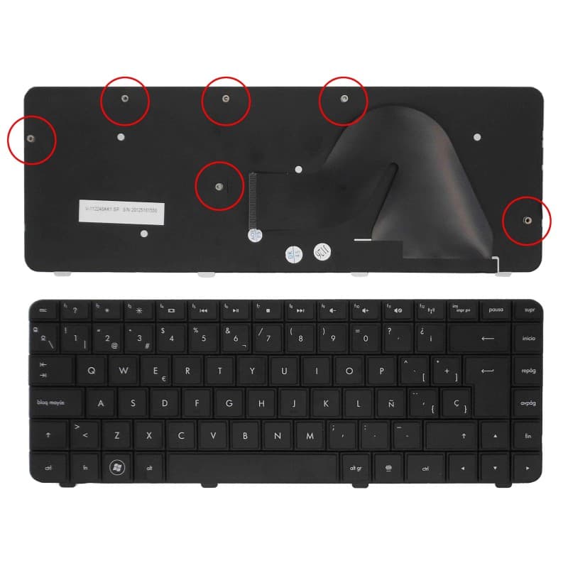 Teclado para Portátil HP G42 Compaq Presario CQ42 thumbnail 2