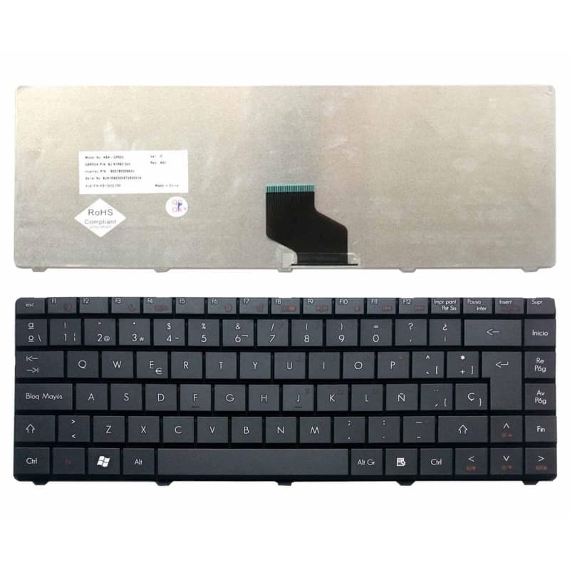 Teclado para Portátil Gateway NV4005V Series 9J.N1R82.00S KB.I140G.105 — image 1
