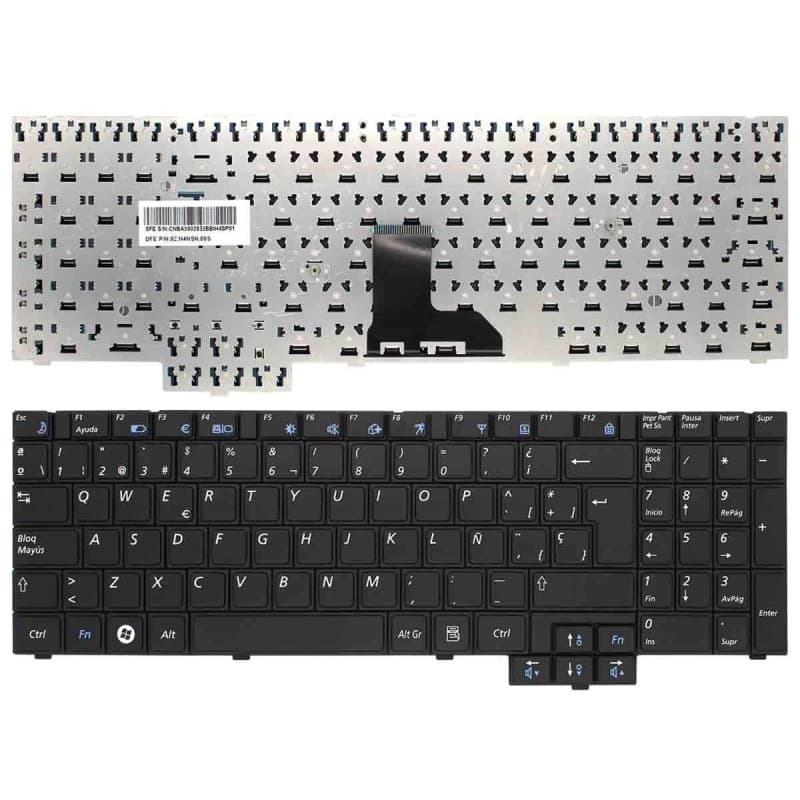 Teclado para Portátil Samsung NP-R540-JS02ES NP-R540-JS03ES NP-R540-JS06ES — image 1