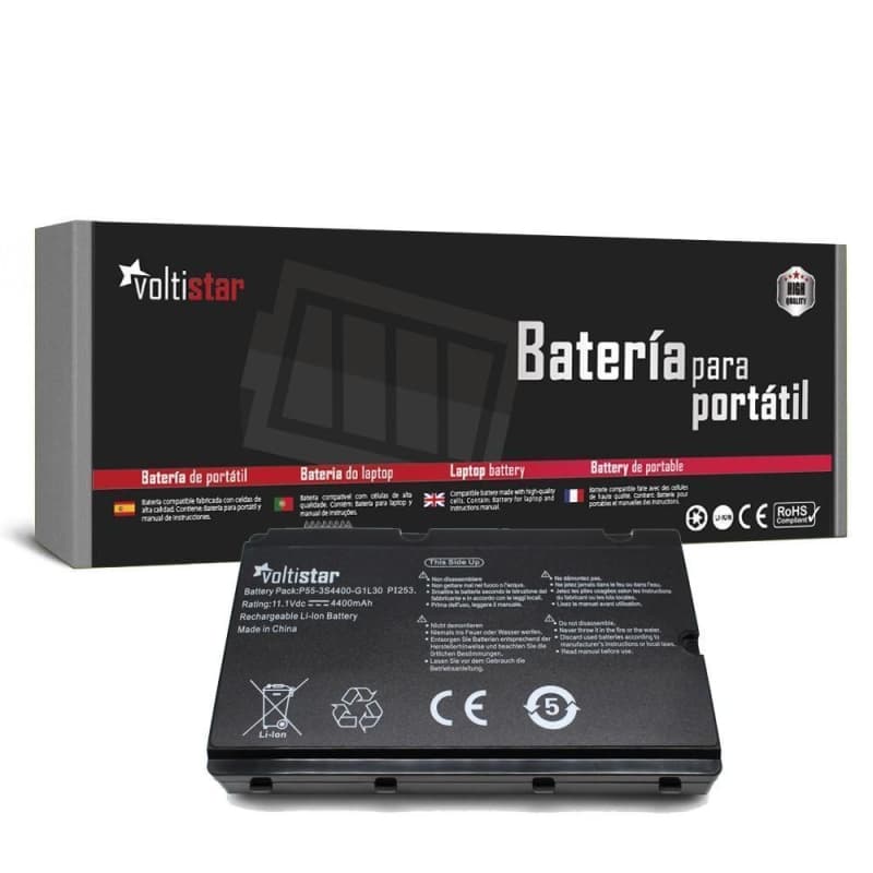 Bateria Voltistar para Fujitsu Amilo PI 2450 PI 2530 PI 2540 PI 2550 - 4400mAh 11.1V