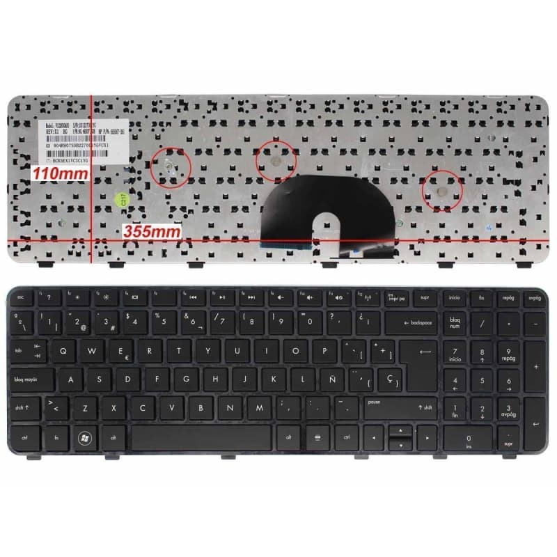 Teclado para Portátil HP Pavilion DV6-6193es - Novo Selado thumbnail 2