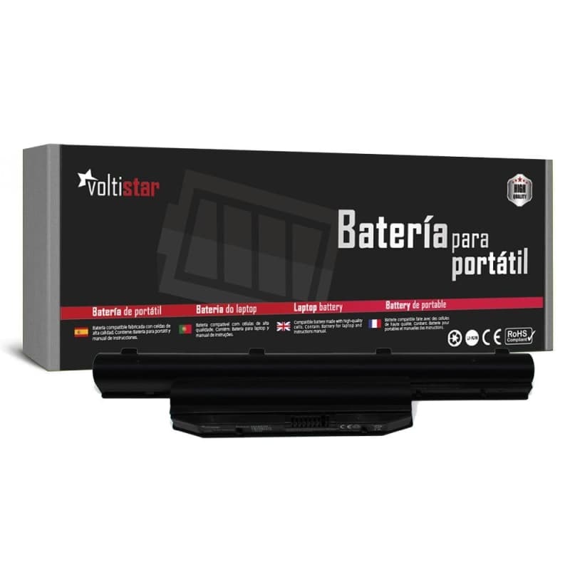 Bateria Voltistar para Fujitsu LifeBook FMVNBP215 FMVNBP216 - 4400mAh 10.8V