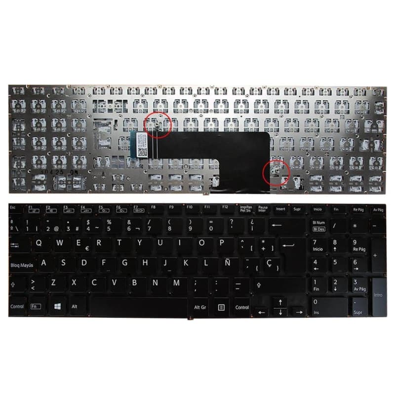 Teclado para Portátil Sony Vaio SVF15 SVF153A1YM SVF1521F6E — image 1