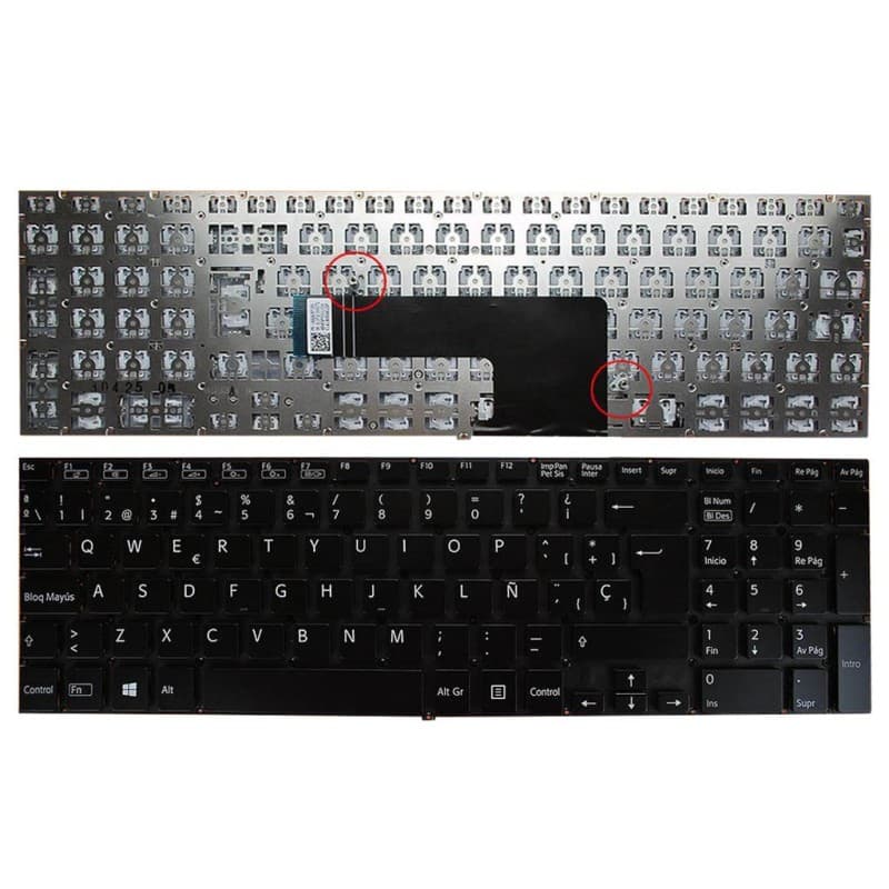 Teclado para Portátil Sony Vaio SVF15 SVF1521K1E - Novo — image 1