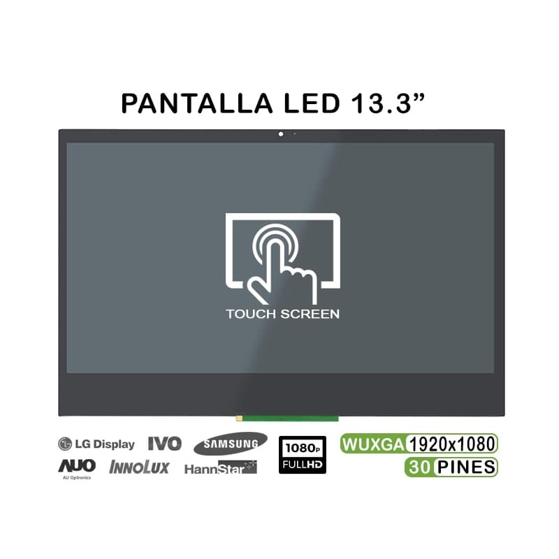 PANTALLA CON TÁCTIL DE 13.3' PARA PORTÁTIL LENOVO YOGA 720-13IKB FHD M133NWF4 R0 thumbnail 2