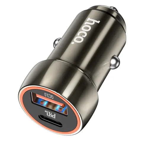 Hoco Z46A Blue Whale Car Charger PD20W+QC3.0 Sapphire Blue