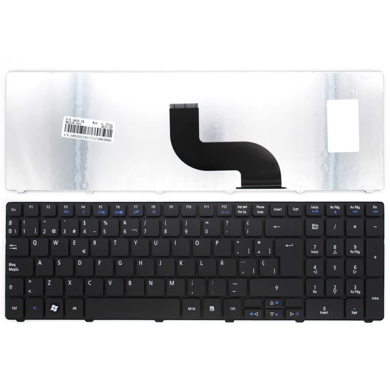 Teclado para Portátil Acer Aspire 5250 5251 5252 5253G 5336 KB.I170A.166 — image 1