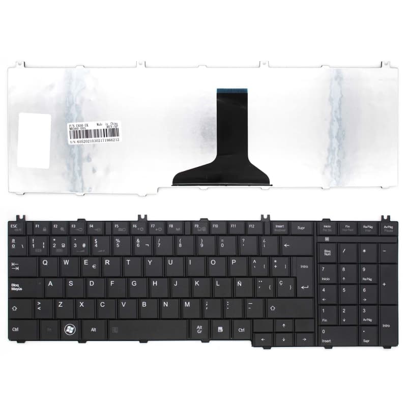 Teclado Portátil Toshiba Satellite C660 C660D C665 L650 L750 - Novo — image 1