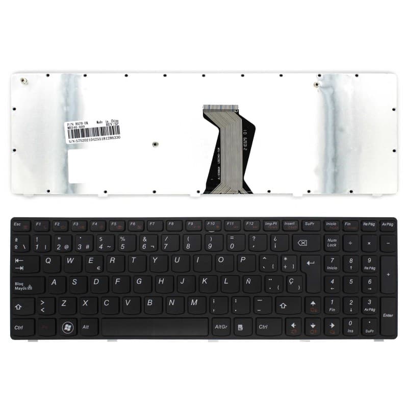 Teclado para Portátil Lenovo B570 B575 B580 B590 - Novo Selado — image 1