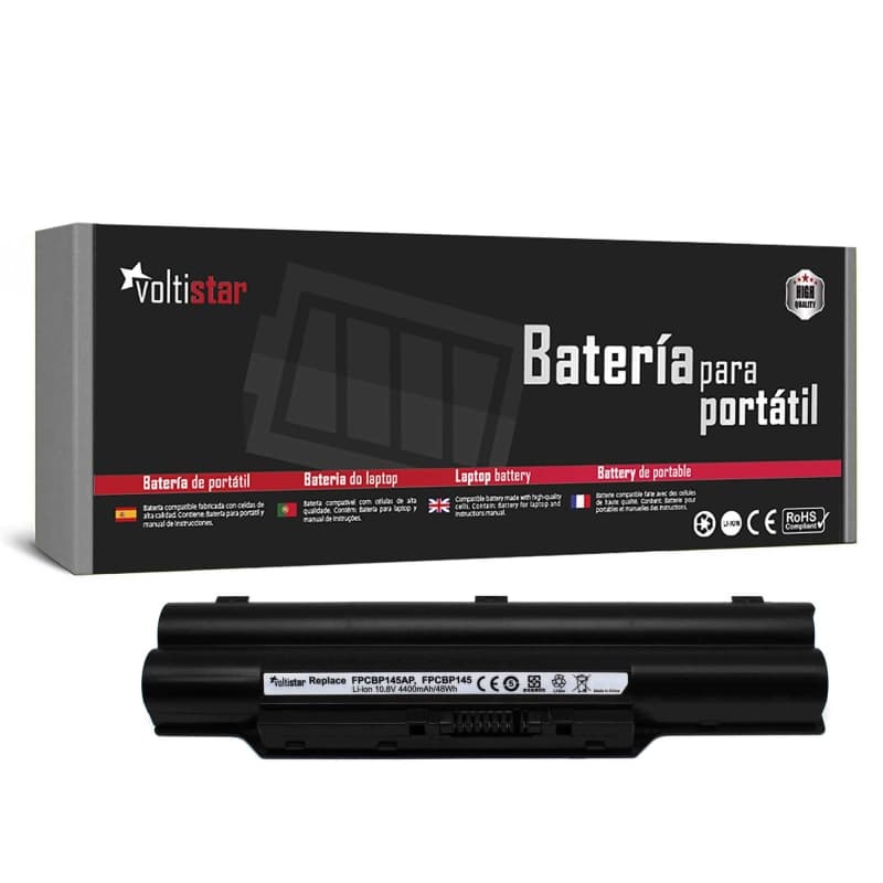 Bateria para Portátil Fujitsu Lifebook A561/C FPCBP218 FPCBP220 - Voltistar 10.8V 4400mAh