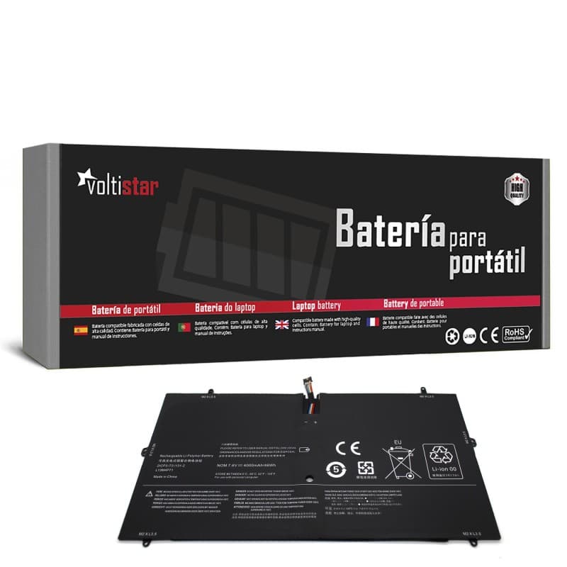 Bateria Voltistar 6000mAh para Lenovo Yoga 3 Pro 1370 L13M4P71 — image 1