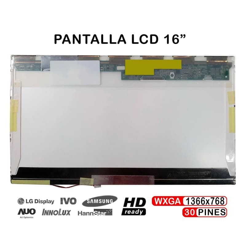 Pantalla 16" HD LCD CCFL Samsung LTN160AT01 - Nova e Selada — image 1