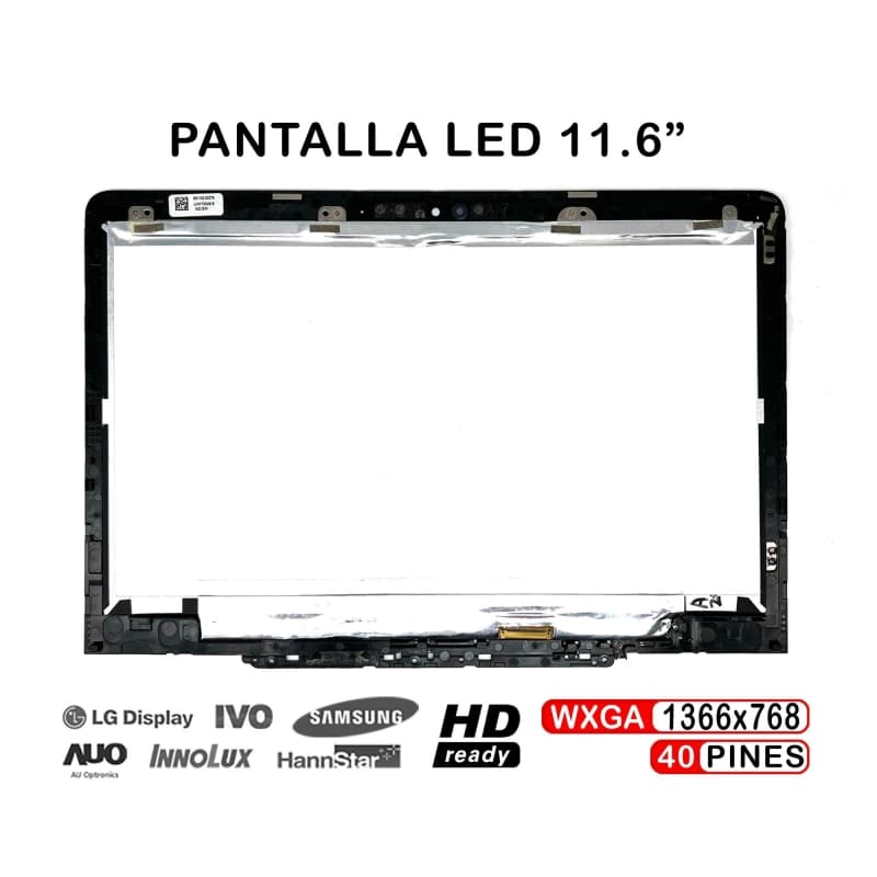Ecrã com Moldura para Portátil Lenovo Chromebook N23 11.6" LP116WH8 - Reacondicionado — image 1