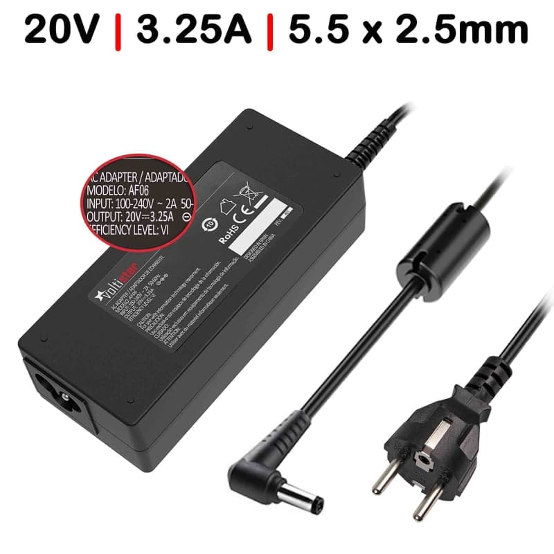 Carregador Fujitsu Siemens 20V 3.25A 65W Voltistar — image 1