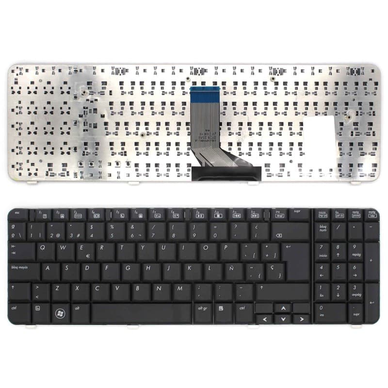 Teclado HP Compaq Presario CQ61 G61 V108346ES1 AE0P6P00310 Novo — image 1