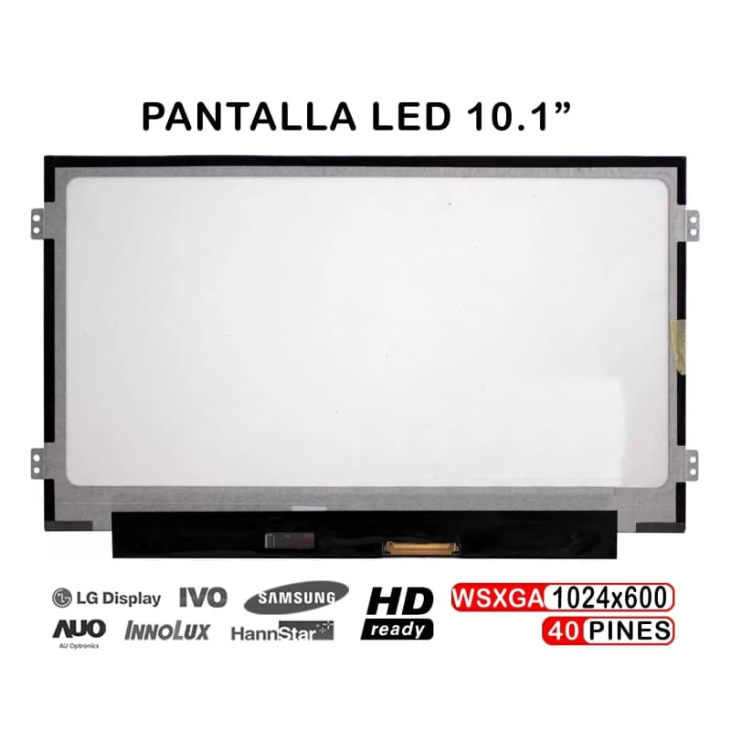 Ecrã para Portátil Packard Bell DOT S PAV80 10.1" WSVGA — image 1