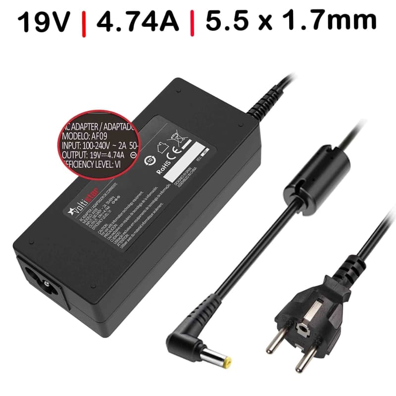 Carregador para Portátil Acer Voltistar 19V 4.74A 90W AP.00903 — image 1