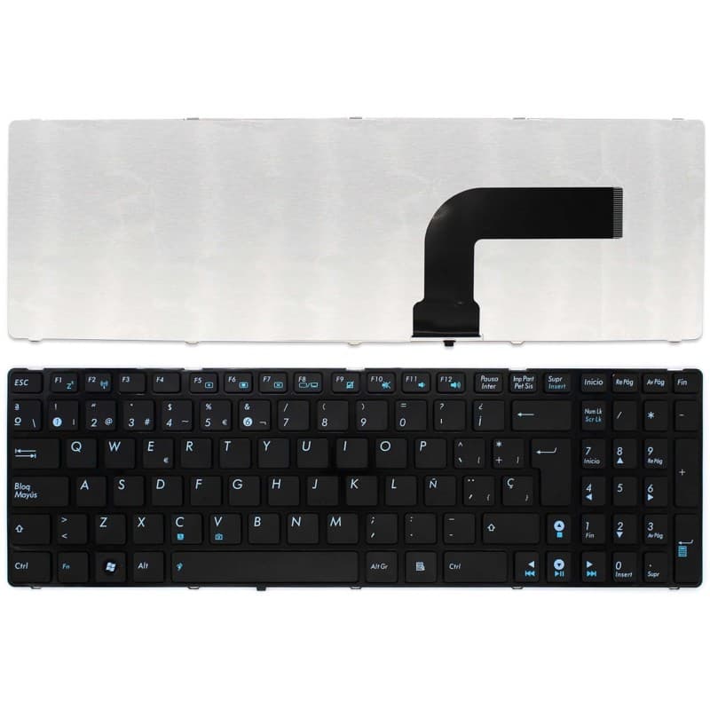 Teclado para Portátil ASUS A53S N53JQ N53SM N53SN N53SV - Novo Selado — image 1