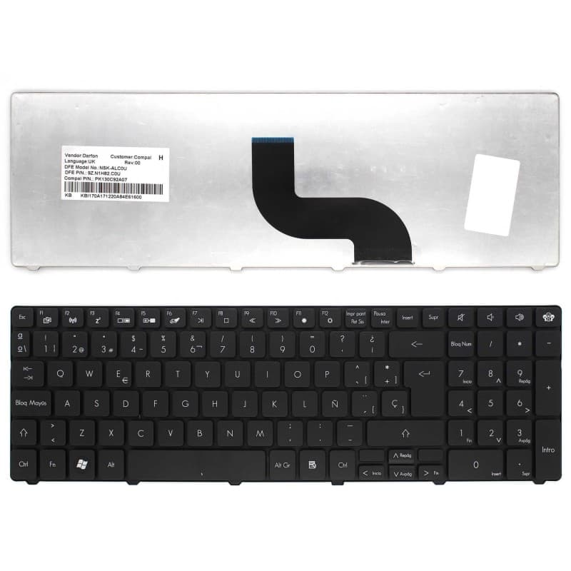 Teclado para Portátil Packard Bell New90 PEW91 New95 PEW71 PEW72 PEW76 - Novo — image 1