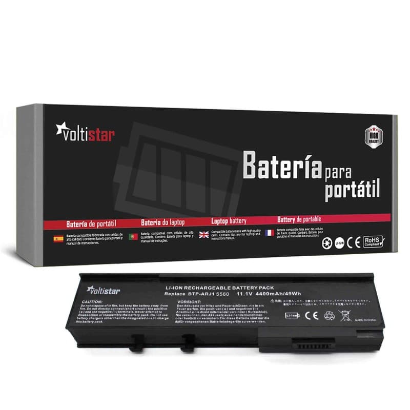 Bateria Voltistar para Acer Aspire 2920, 2920Z, TravelMate 6231, 6252 - 14.8V 2200mAh