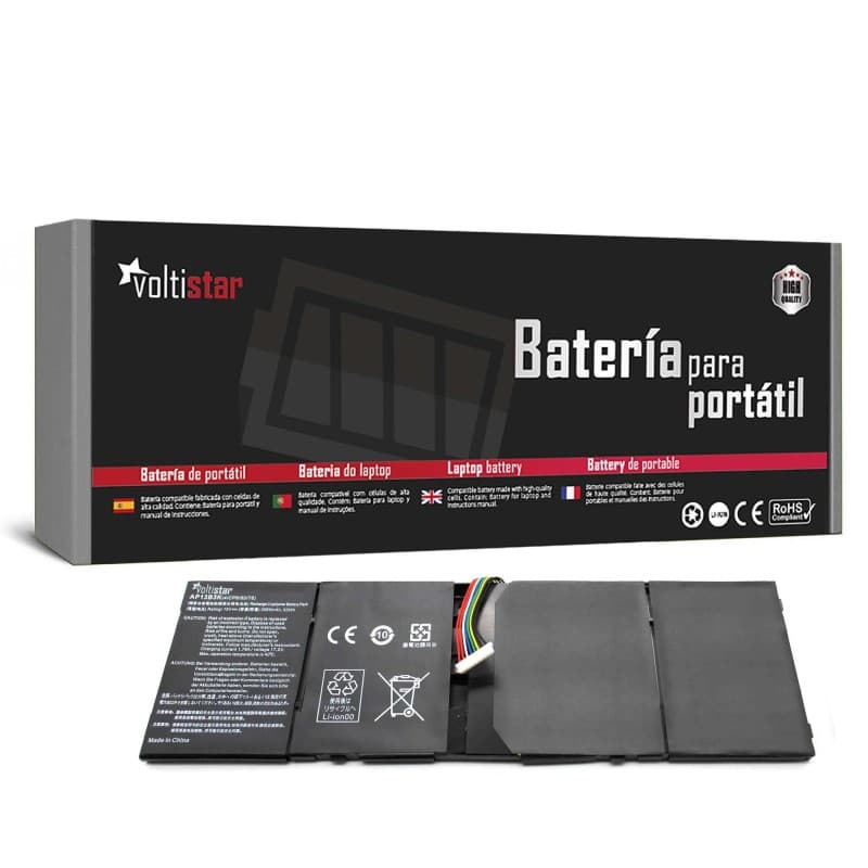 Bateria Voltistar para Acer Aspire V5 R7-571 R7-572 AL13B3K 53Wh