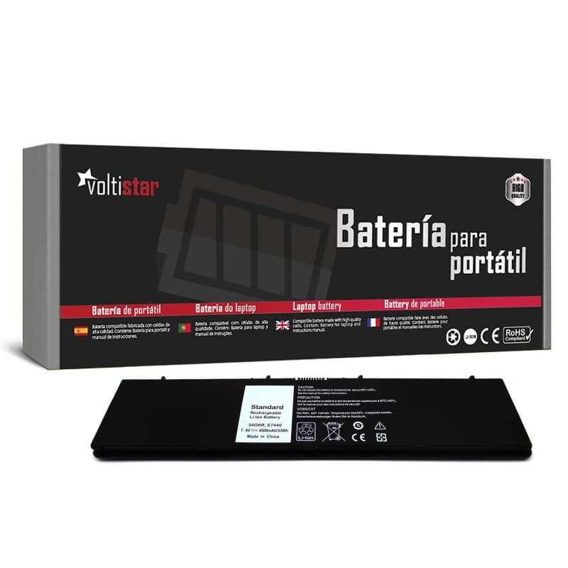 Bateria Voltistar para Dell Latitude E7440 34GKR 451-BBFT - 4500mAh — image 1