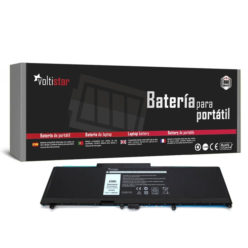 Bateria para Portátil Dell Latitude E5570 Precision 3510 Voltistar 11.4V 5500mAh — image 1