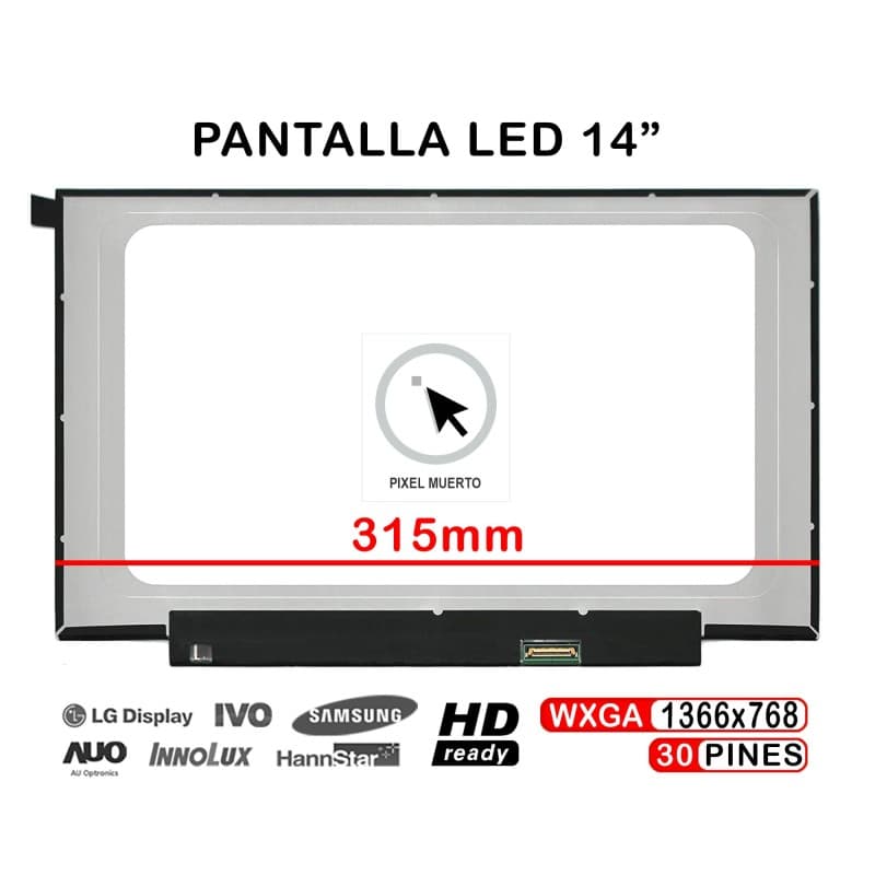 Ecrã LED 14" para Portátil N140BGE-E54 N140BGA-EB4 REV.B1 NT140WHM-N46 — image 1
