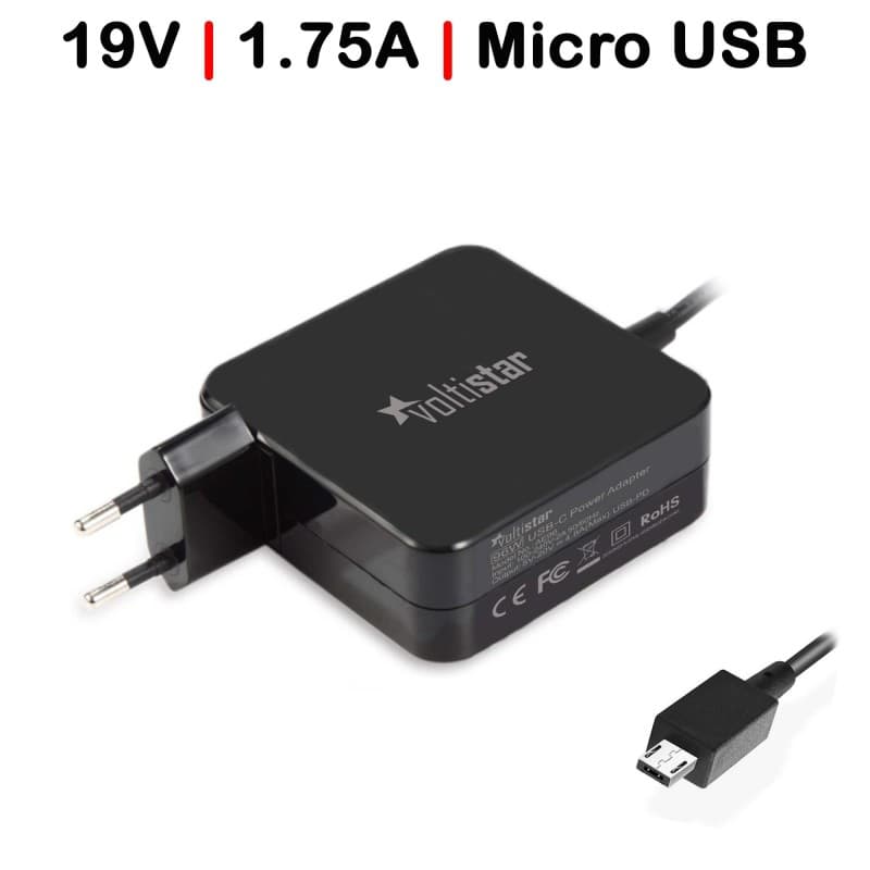 Carregador para Portátil Asus EeeBook F205 F205T F205TA X205 - 33W — image 1