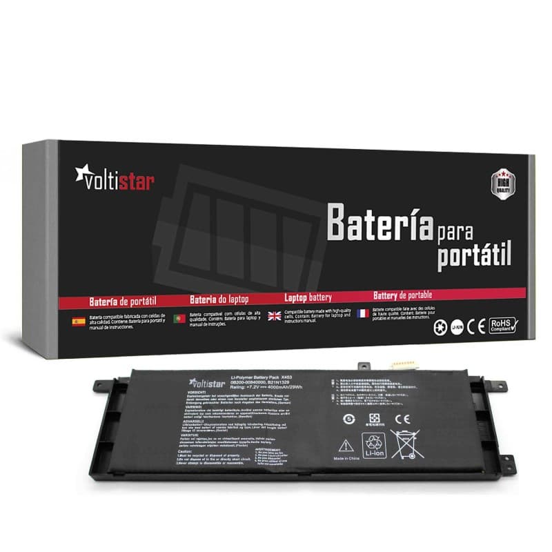 Bateria para Portátil Asus B21N1329 7.4V 4500mAh - Voltistar — image 1