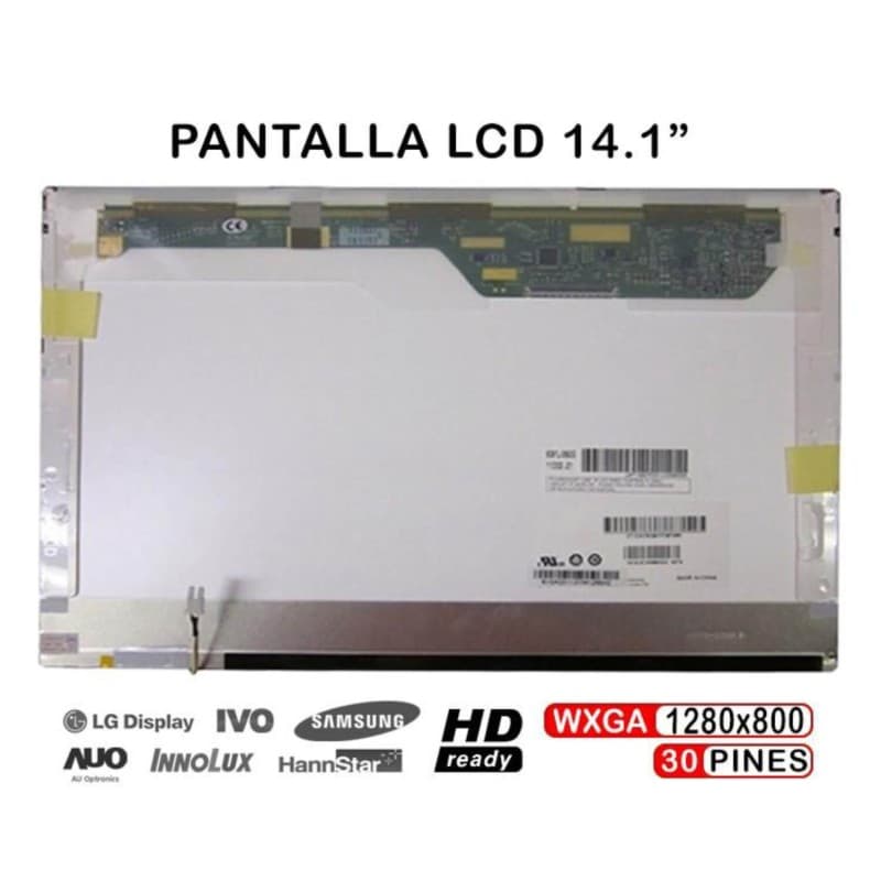 Pantalla LCD 14.1" para HP Compaq 6510b - 30 pinos — image 1
