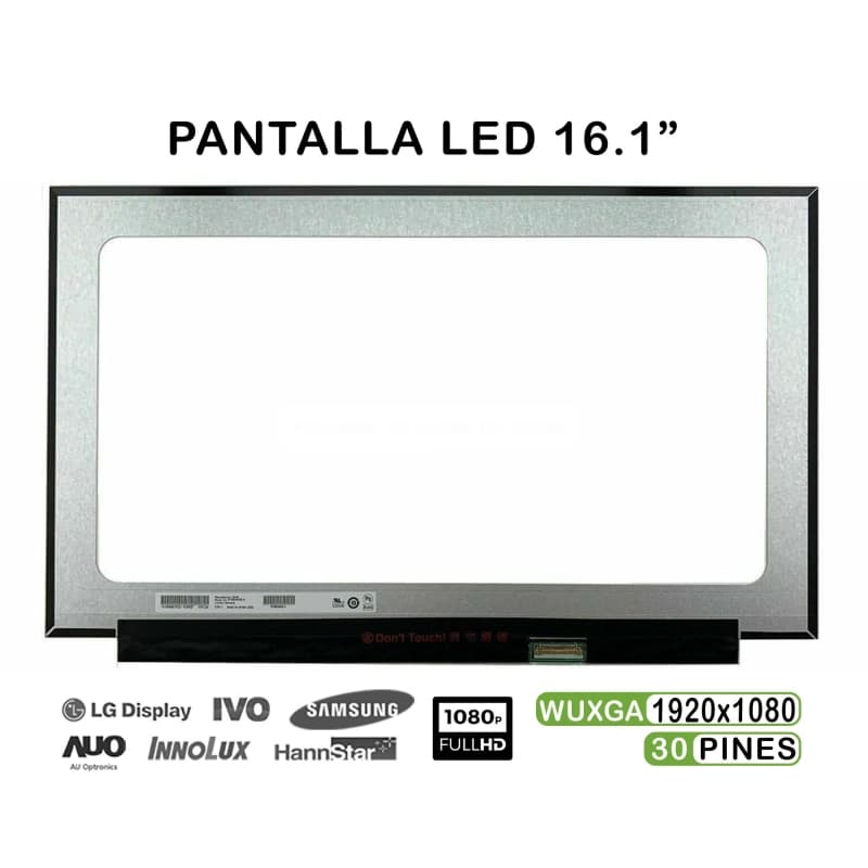 Ecrã LED 16.1" NV161FHM-N41 FHD 30 Pines para Portátil — image 1