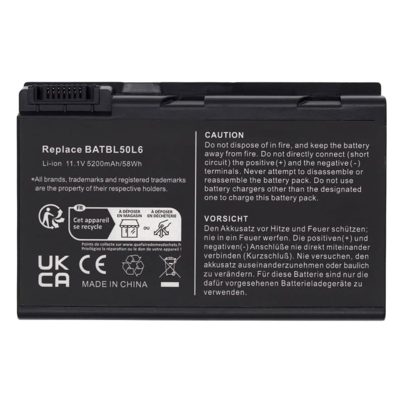 Bateria Voltistar para Acer Batbl50L4 Batbl50L6 Batbl50L8 - Nova Selada