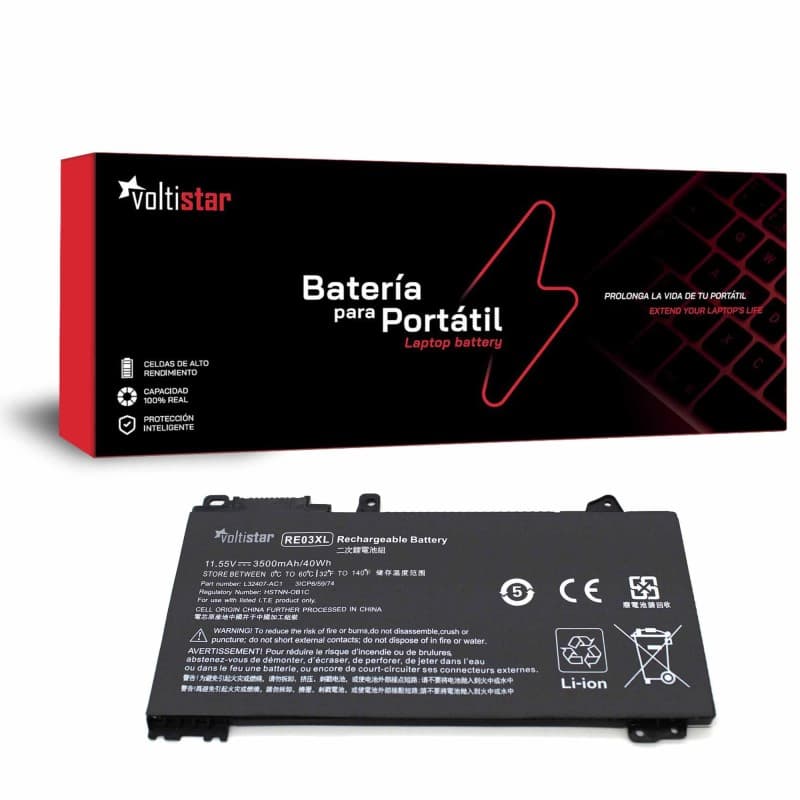 Bateria Voltistar para HP ProBook 430 G6 440 G6 450 G6 RE03XL HSTNN-UB7R — image 1