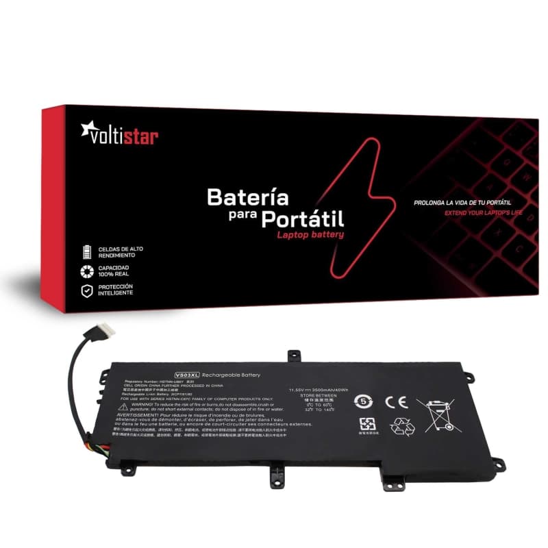 Bateria para Portátil HP Envy 15-AS000 VS03XL Voltistar 3500mAh 11.55V — image 1