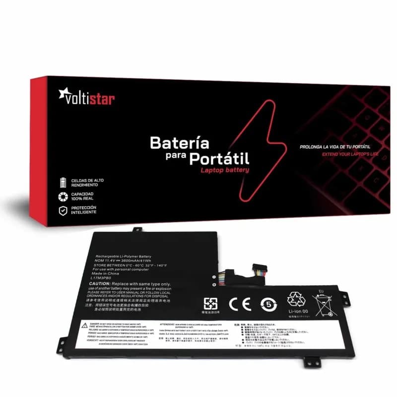 Bateria Voltistar para Lenovo 100e 300e 500e L17L3PB0 - Nova — image 1