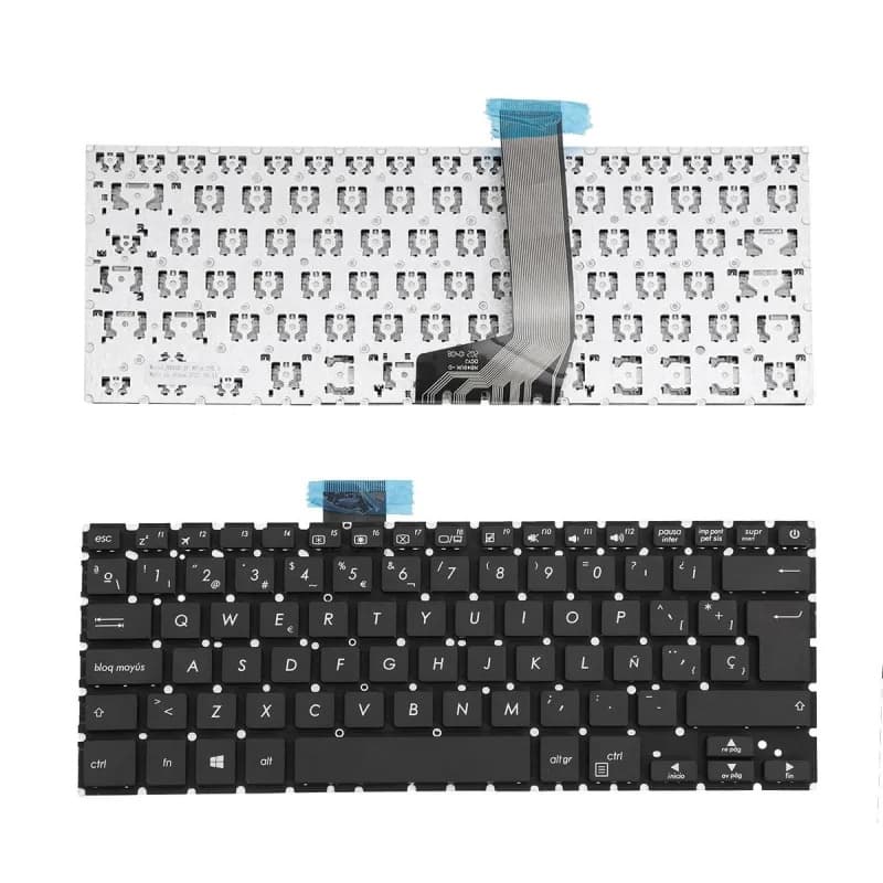 Teclado para Portátil ASUS X405 Preto - Layout Espanhol — image 1