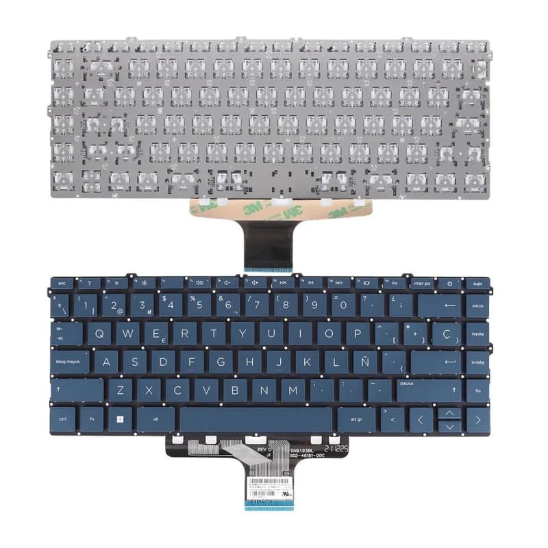 Teclado para HP Pavilion x360 14-DV 14-DW 14-DV0003TX Azul — image 1