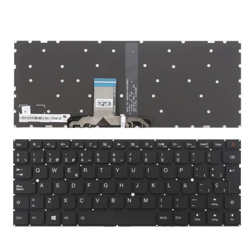 Teclado para Lenovo 710S-13 Preto - Idioma Espanhol — image 1