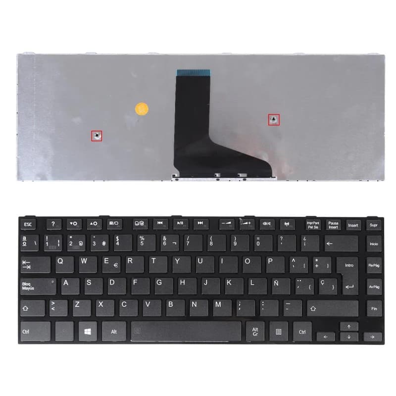 Teclado para Portátil Toshiba L40 L40-A L40D-A C40-A C40-D C40 S40 Negro — image 1