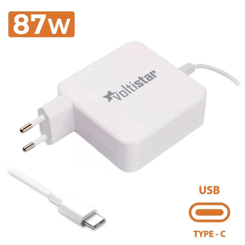 Voltistar Carregador para Apple MacBook USB-C 87W Branco — image 1