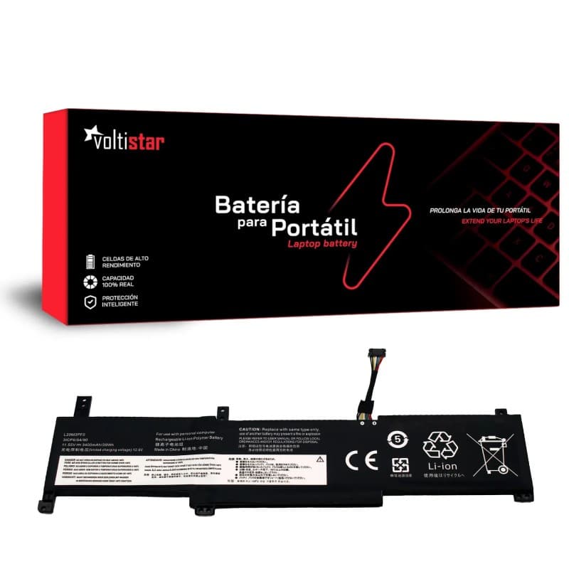 Bateria para Portátil Lenovo IdeaPad L20C3PF0 11.55V 3400mAh — image 1